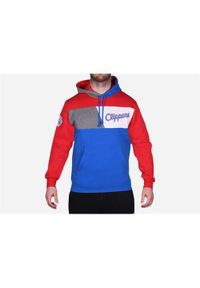 Bluza sportowa męska Mitchell & Ness Los Angeles Clippers. Typ kołnierza: kaptur. Kolor: wielokolorowy, niebieski