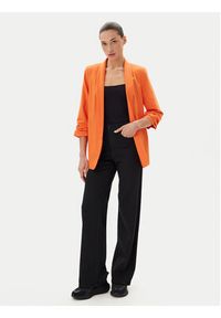 Pieces Marynarka Bosella 17090996 Pomarańczowy Regular Fit. Kolor: pomarańczowy. Materiał: syntetyk #3