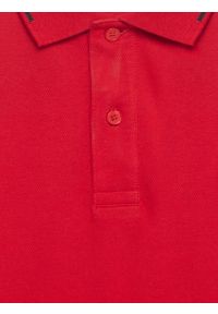 Big-Star - Koszulka męska polo bordowa Polian 604. Typ kołnierza: polo. Kolor: czerwony. Materiał: dzianina, bawełna, materiał. Wzór: aplikacja, haft, paski. Styl: elegancki, klasyczny #2