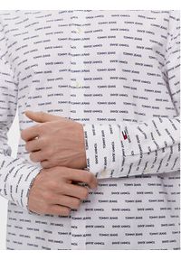 Tommy Jeans Koszula Critter DM0DM18337 Biały Regular Fit. Kolor: biały. Materiał: bawełna