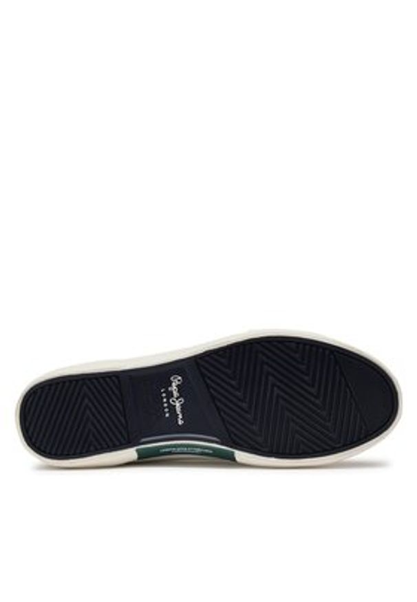 Pepe Jeans Sneakersy PMS31006 Biały. Kolor: biały. Materiał: skóra
