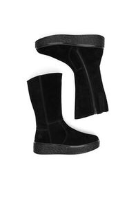 Rieker Kozaki 78851-00 Czarny. Kolor: czarny. Materiał: skóra, zamsz #3