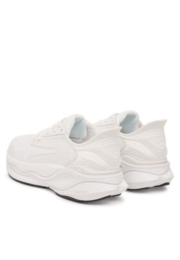 Clarks Sneakersy Clarks Pace 26184666 Biały. Kolor: biały. Materiał: materiał
