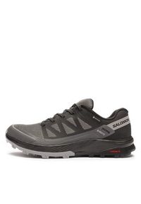 salomon - Salomon Trekkingi Outrise Gtx W GORE-TEX L47142600 Czarny. Kolor: czarny. Materiał: materiał