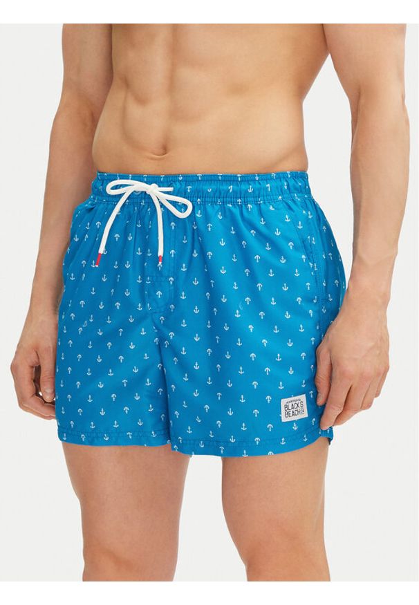 Henderson Szorty kąpielowe Rook 42615 Niebieski Regular Fit. Kolor: niebieski. Materiał: syntetyk
