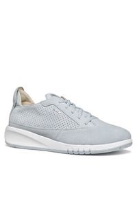 Geox Sneakersy D Aerantis D02HNA 00022 C0397 Błękitny. Kolor: niebieski. Materiał: skóra, zamsz #4