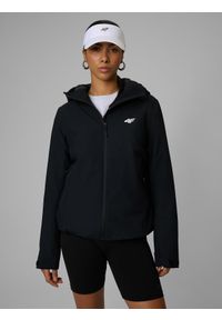 4f - 4F Kurtka przejściowa membrana 5000 damska - czarna S. Okazja: na spacer, na co dzień. Kolor: czarny. Materiał: materiał. Sezon: wiosna, jesień. Styl: casual #1