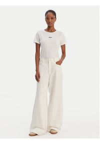 BOSS T-Shirt Elove 50554696 Biały Slim Fit. Kolor: biały. Materiał: bawełna #3