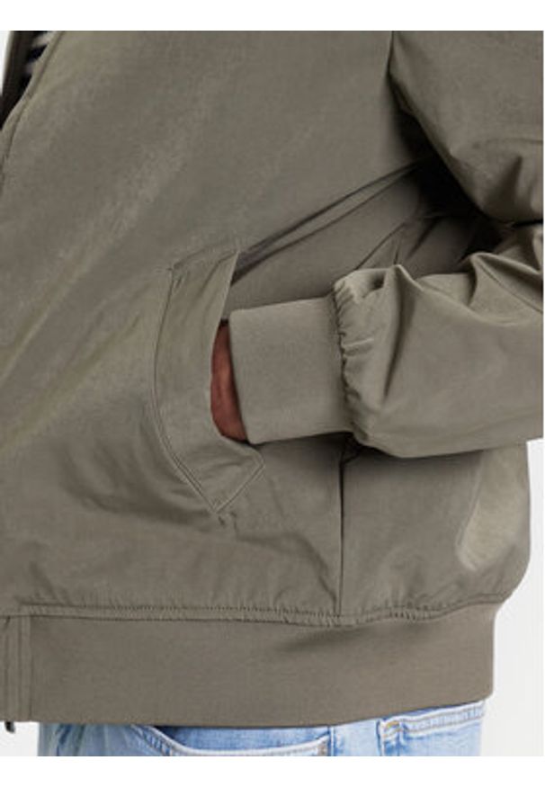 TOMMY HILFIGER - Tommy Hilfiger Kurtka bomber Harrington MW0MW39637 Zielony Regular Fit. Kolor: zielony. Materiał: syntetyk