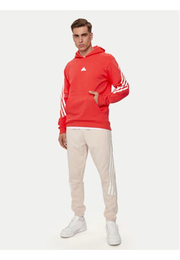 Adidas - adidas Bluza Future Icons 3-Stripes IR9229 Pomarańczowy Regular Fit. Kolor: pomarańczowy. Materiał: syntetyk