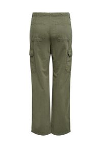 only - ONLY Spodnie materiałowe 15300976 Zielony Loose Fit. Kolor: zielony. Materiał: bawełna #5
