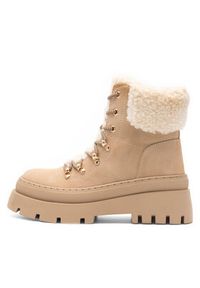 DeeZee Trzewiki QUEENIE SWS6151-03 Beżowy. Kolor: beżowy. Materiał: materiał #7