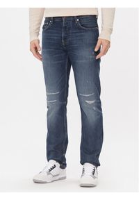 TOMMY HILFIGER - Tommy Hilfiger Jeansy Mercer MW0MW33370 Granatowy Regular Fit. Kolor: niebieski