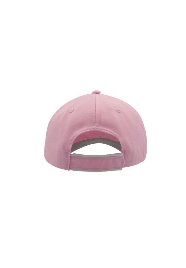 ATLANTIS - Czapka Z Daszkiem Zoom Piping Sandwich Sports 6 Panel Contrast. Kolor: różowy