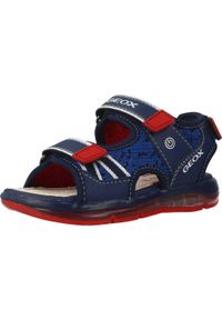Geox - Sandały GEOX B SANDAL TODO BOY Niebieski. Kolor: niebieski. Materiał: syntetyk, tkanina, skóra. Sezon: lato