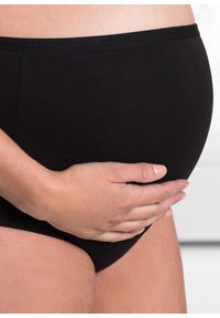 bonprix - Figi ciążowe z bawełny organicznej (2 pary). Stan: podwyższony. Kolekcja: moda ciążowa. Kolor: biały. Materiał: bawełna #2