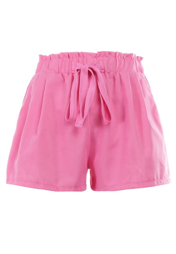 Born2be - Różowe Szorty Kyggia. Stan: podwyższony. Kolor: różowy. Sezon: lato