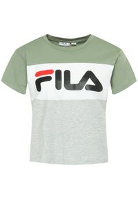 Fila T-Shirt Allison 682125 Kolorowy Regular Fit. Materiał: bawełna. Wzór: kolorowy