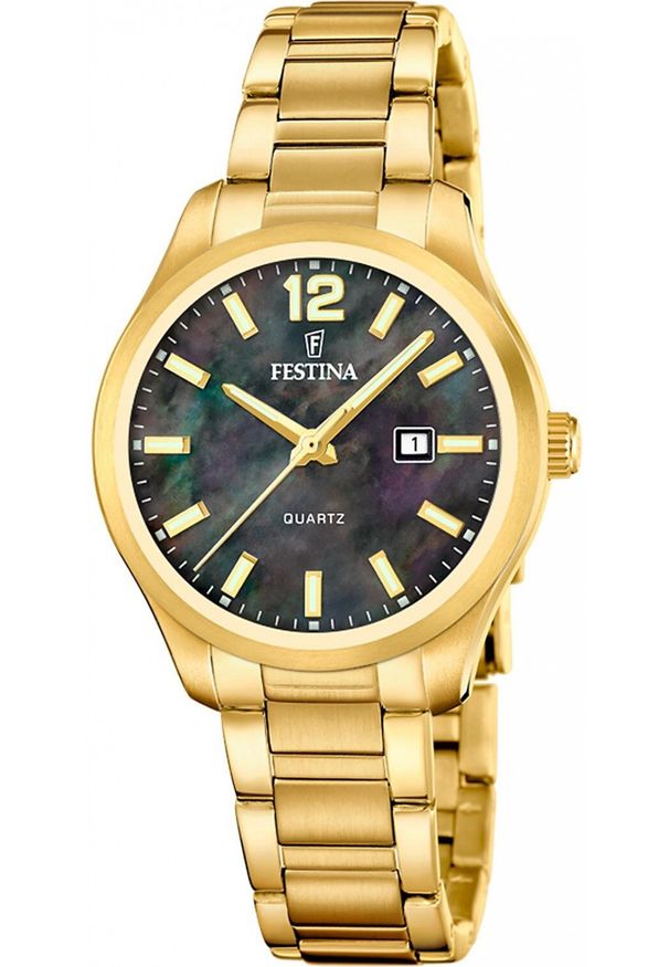 Zegarek męski Festina F20741-2 złoty. Kolor: złoty