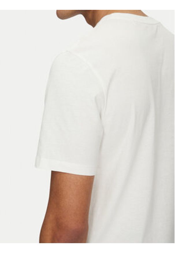 Hugo - HUGO T-Shirt Dischach 50532918 Écru Regular Fit. Materiał: bawełna