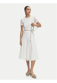 MICHAEL Michael Kors Sukienka codzienna MS683DUKS1 Biały Regular Fit. Okazja: na co dzień. Kolor: biały. Materiał: syntetyk. Typ sukienki: proste. Styl: casual #2