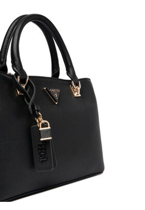 Guess Torebka Noelle II HWZG96 72050 Czarny. Kolor: czarny. Materiał: skórzane