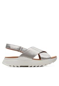 Sandały Clarks. Kolor: srebrny #1