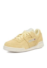 Reebok Sneakersy EO-WORKOUT PLUS 100256570 Żółty. Kolor: żółty. Materiał: zamsz, skóra. Model: Reebok Workout #2