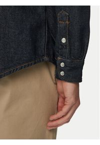 Tommy Jeans Koszula jeansowa Western DM0DM23022 Granatowy Regular Fit. Kolor: niebieski. Materiał: bawełna #4