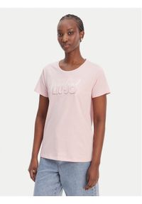 Liu Jo Sport T-Shirt TA6252 JS923 Różowy Regular Fit. Kolor: różowy. Materiał: bawełna. Styl: sportowy #1
