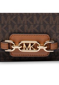 MICHAEL Michael Kors Torebka Heather 32F2G7HC1B Brązowy. Kolor: brązowy. Materiał: skórzane