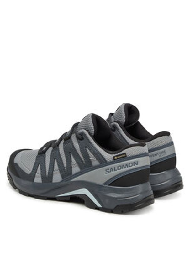salomon - Salomon Trekkingi X-Adventure Recon Gore Tex L47813300 Szary. Kolor: szary. Materiał: nubuk, skóra
