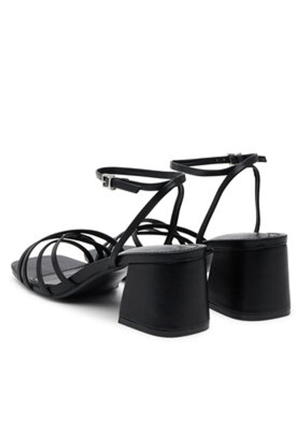 Jenny - JENNY Sandały CWBF96728-06 Czarny. Kolor: czarny. Materiał: materiał