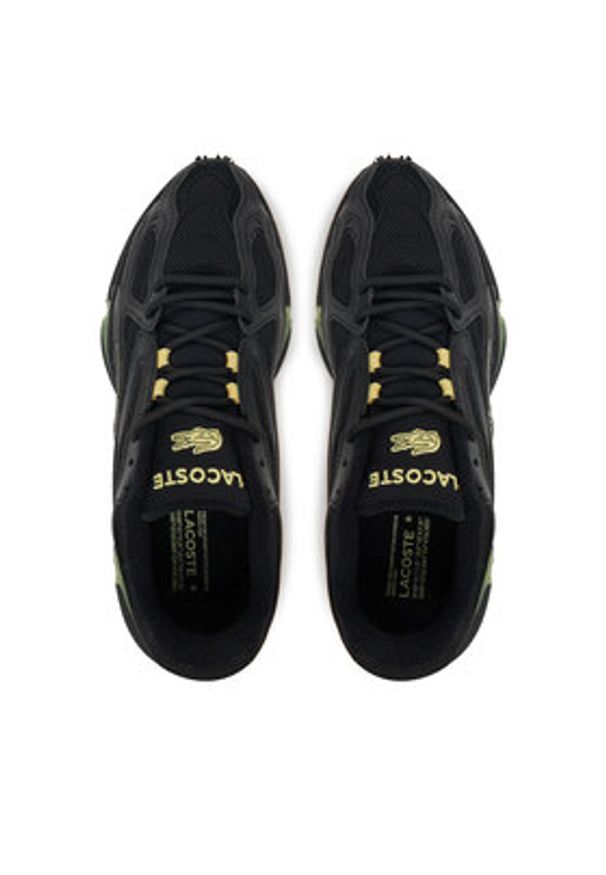 Lacoste Sneakersy L003 2K24 7-49SMA0007 Czarny. Kolor: czarny. Materiał: materiał