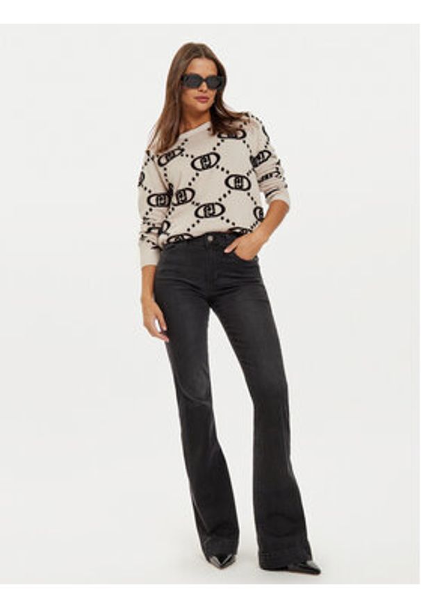 Liu Jo Sport Sweter TF4230 MA94O Różowy Regular Fit. Kolor: różowy. Materiał: syntetyk. Styl: sportowy