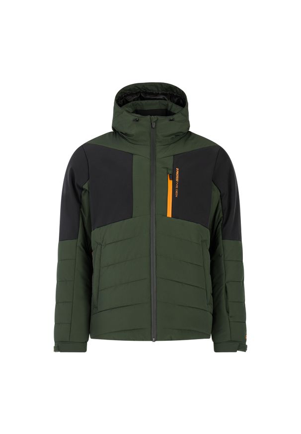 Kurtka narciarska Protest Naldo. Kolor: zielony. Sezon: zima. Sport: narciarstwo