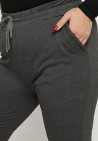 Born2be - Szare Spodnie Dresowe z Polarem i Wsuwanymi Kieszeniami Esanoria. Okazja: na co dzień. Kolor: szary. Materiał: dresówka, polar. Długość: długie. Styl: sportowy, casual #7