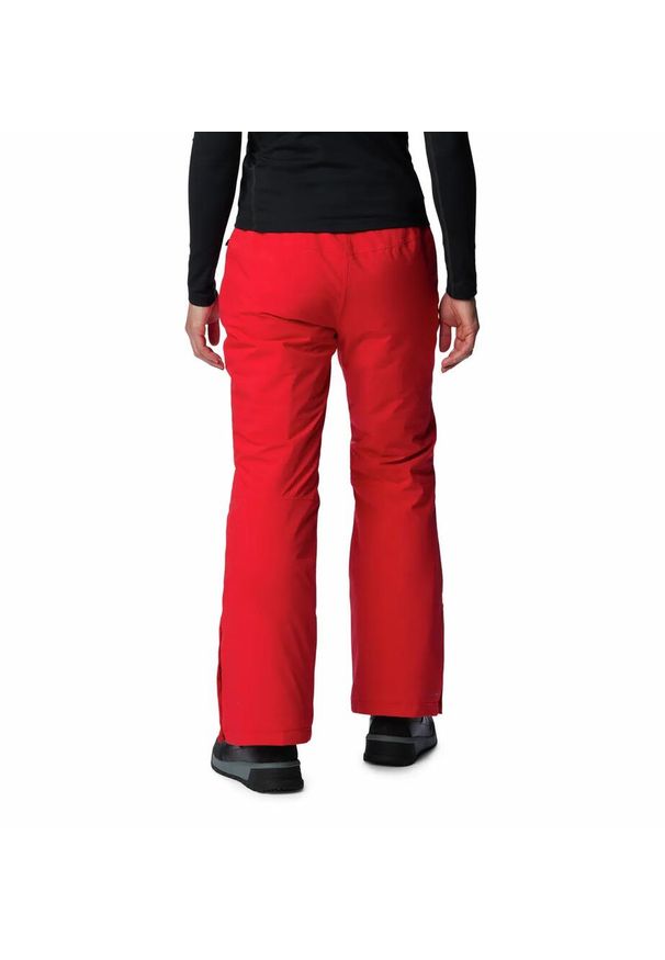 columbia - Damskie spodnie narciarskie Columbia Shafer Canyon Insulated. Kolor: czerwony. Sezon: zima. Sport: narciarstwo