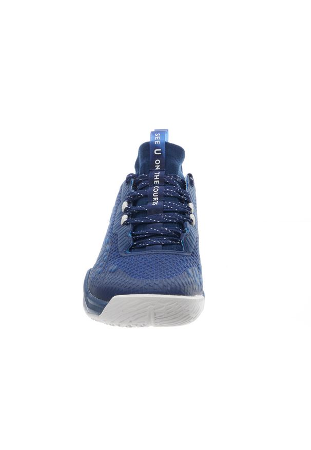 PERFLY - Buty do badmintona męskie Perfly BS Perform 990 Pro. Kolor: różowy, niebieski, wielokolorowy. Materiał: dzianina. Szerokość cholewki: normalna