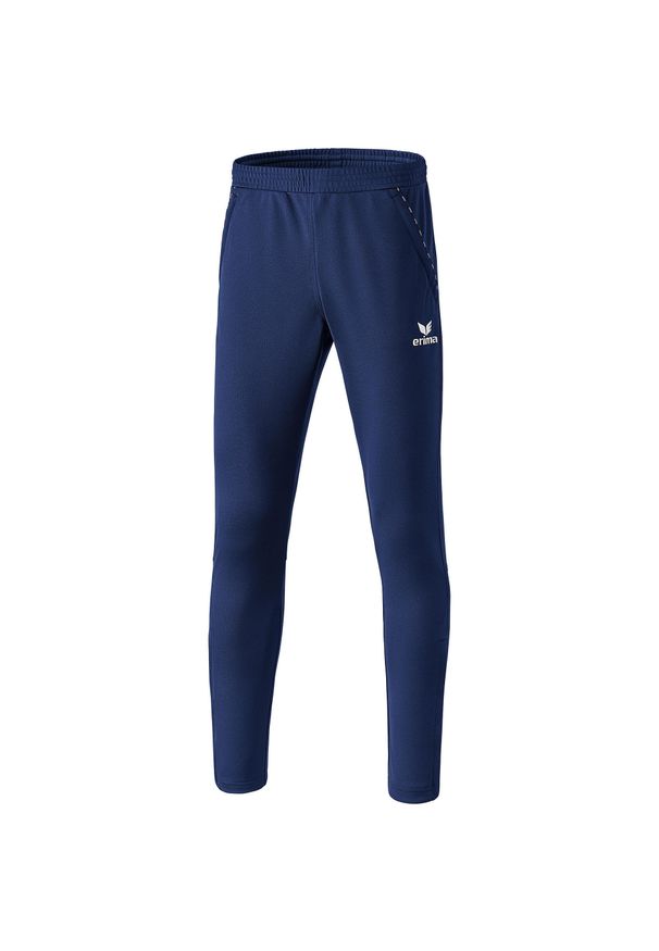 ERIMA - Spodnie treningowe dla dzieci Erima avec empiècement aux mollets 2.0. Kolor: niebieski. Materiał: materiał. Sport: fitness, piłka nożna