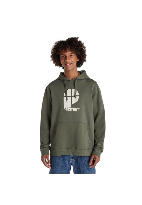 Bluza z kapturem Protest Classic Logo. Typ kołnierza: kaptur. Kolor: zielony