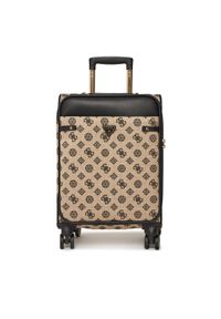 Guess Walizka kabinowa TWLP96 27983 Czarny. Kolor: czarny, beżowy. Materiał: poliester, materiał