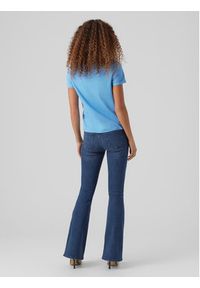 Vero Moda T-Shirt Paula 10243889 Niebieski Regular Fit. Kolor: niebieski. Materiał: bawełna #2