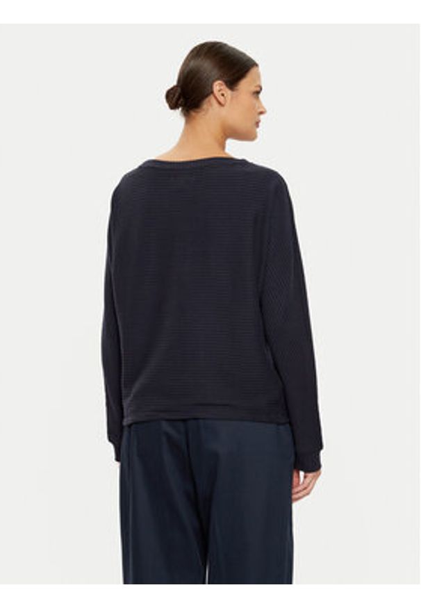 TOMMY HILFIGER - Tommy Hilfiger Bluza UW0UW05583 Granatowy Regular Fit. Kolor: niebieski. Materiał: syntetyk