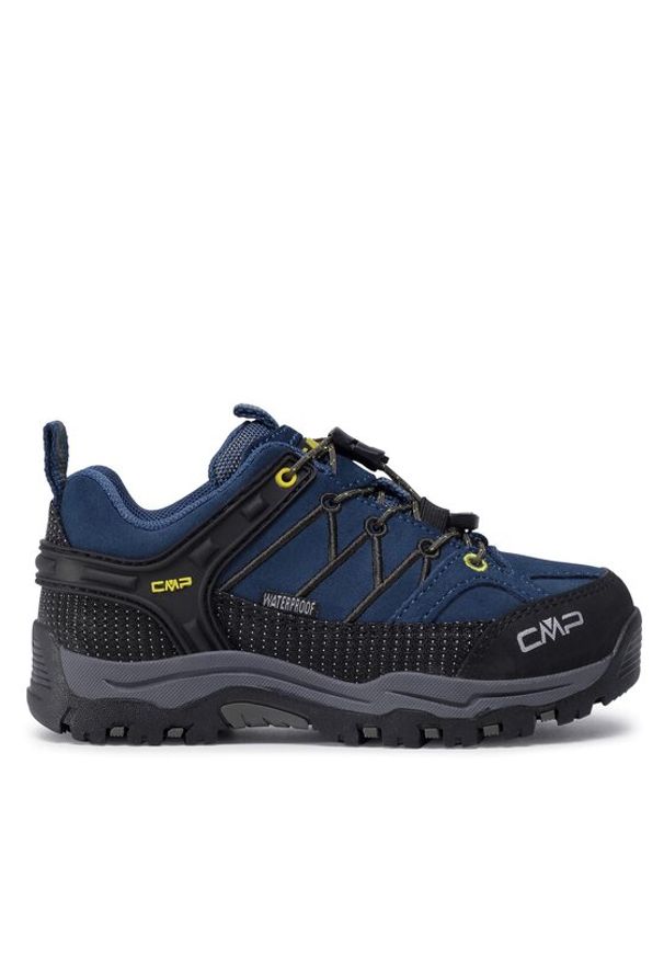 CMP Trekkingi Kids Rigel Low Trekking Shoes Wp 3Q13244 Granatowy. Kolor: niebieski. Materiał: zamsz, skóra