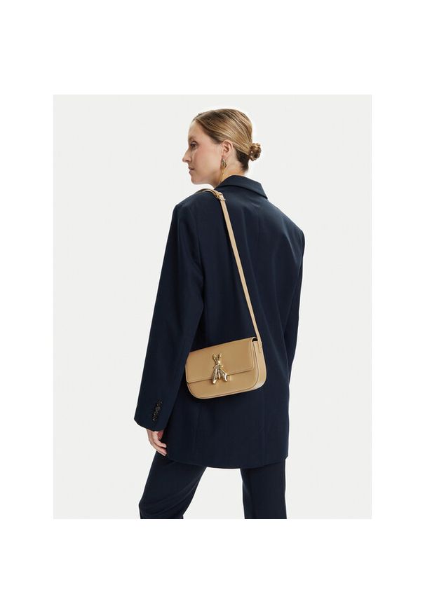 Torebka Patrizia Pepe. Kolor: beżowy