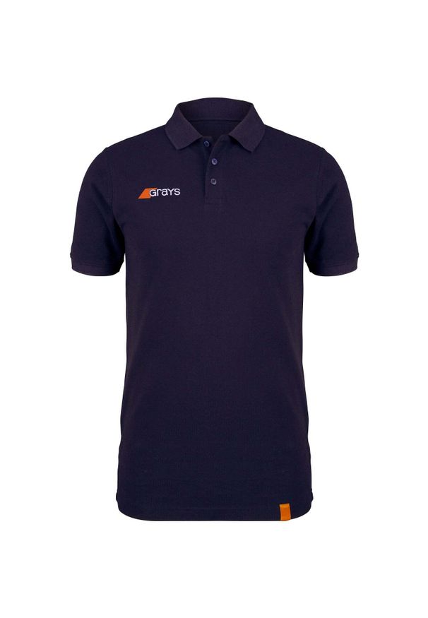 GRAYS - Koszulka polo dla dzieci Grays Hockey Tangent. Typ kołnierza: polo. Kolor: niebieski. Styl: sportowy