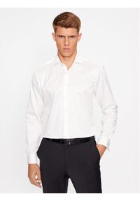 Eterna Koszula 8217/F659 Biały Slim Fit. Kolor: biały. Materiał: bawełna #1