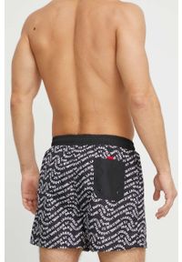 Karl Lagerfeld szorty kąpielowe kolor czarny. Kolor: czarny. Materiał: tkanina #4