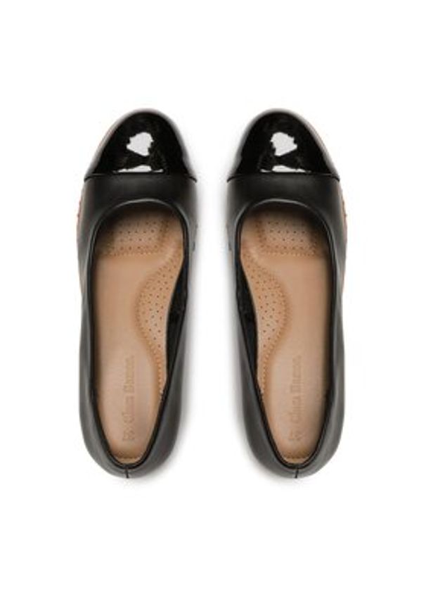 Clara Barson Półbuty WYL3396-2 Czarny. Kolor: czarny. Materiał: skóra